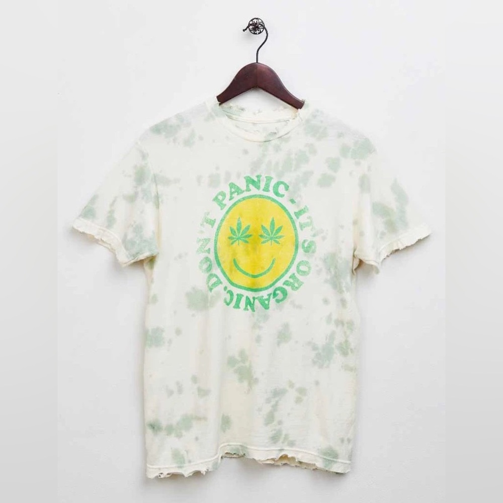 Tye Dye Don’t Panic it’s Organic Oversized T-shirt